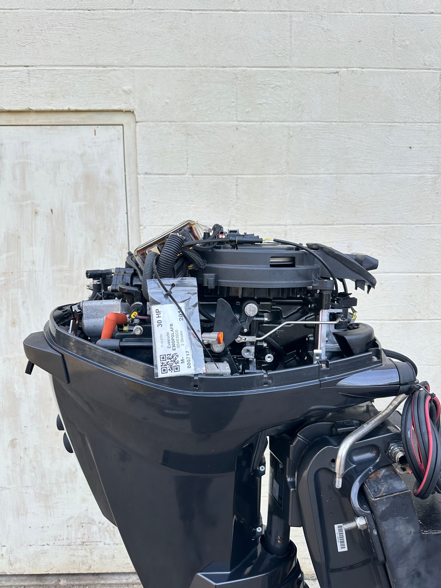 2016 Evinrude 30HP Etec 2 Stroke Outboard Engine W/ 20" Shaft - 78 Hours