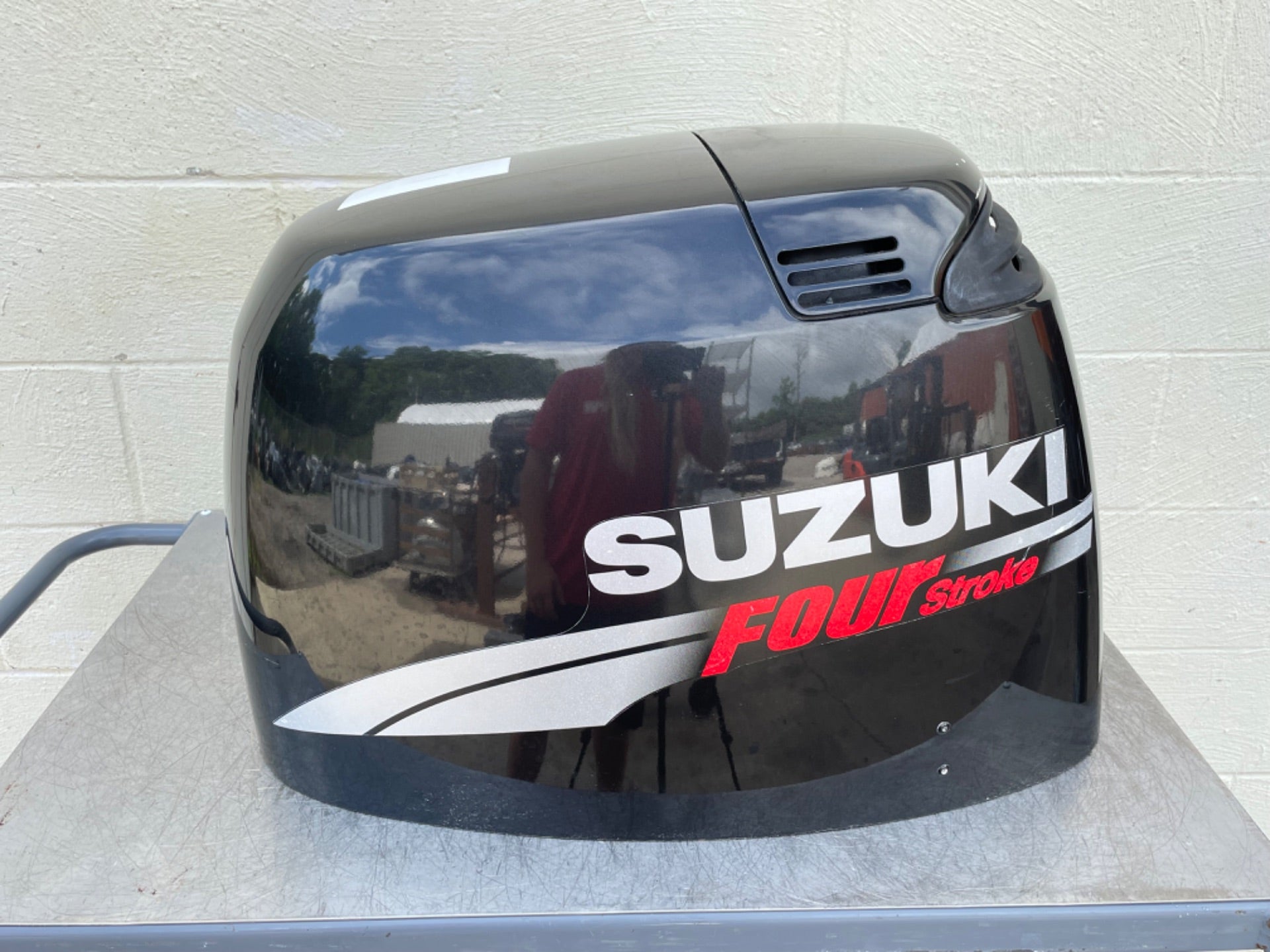 2003-09 Suzuki 90 HP 4 Stroke Outboard Top Cowling Cover Lid Hood Assembly