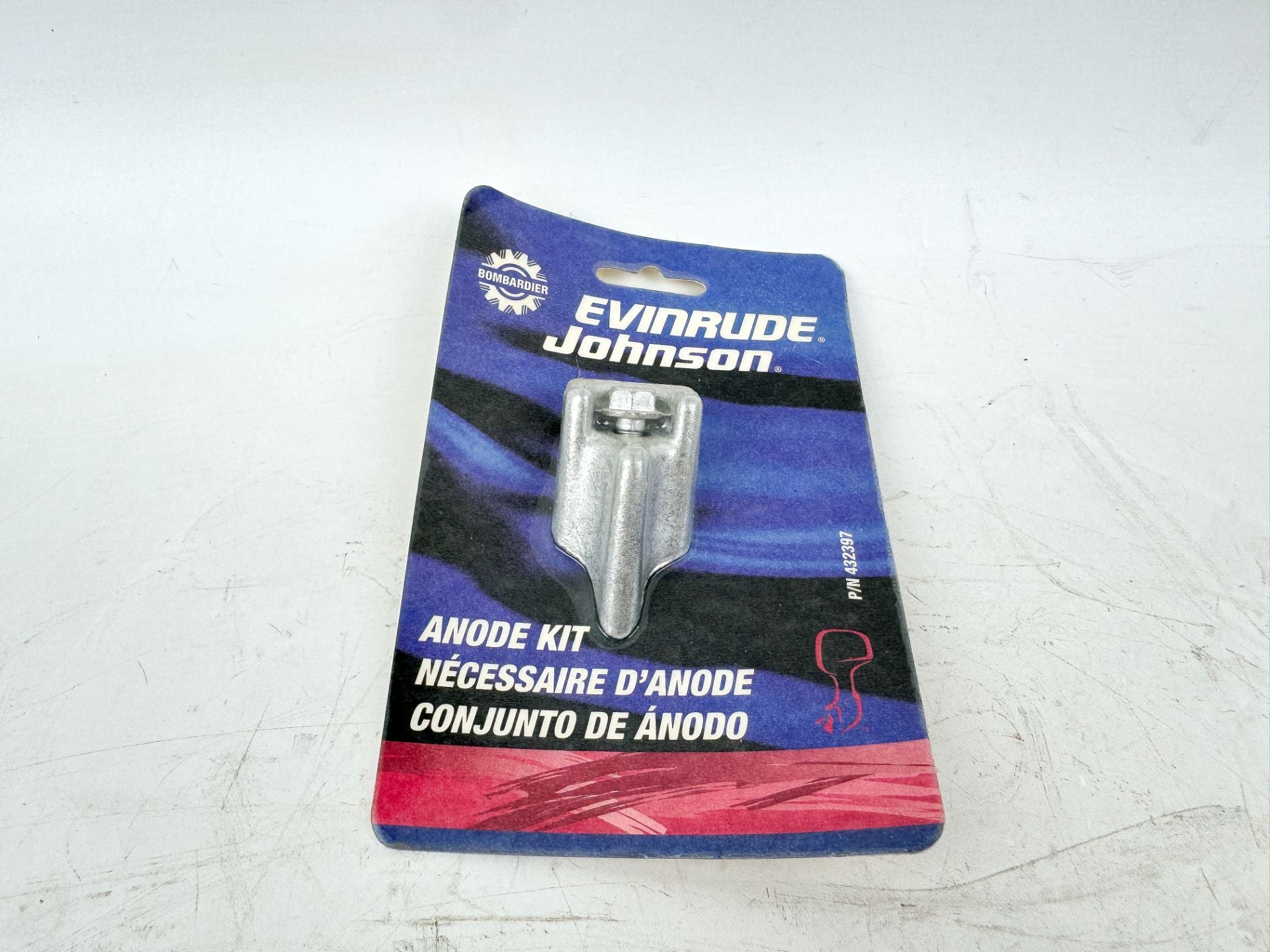 Evinrude Johnson Anode Kit 432397 Brand New OEM