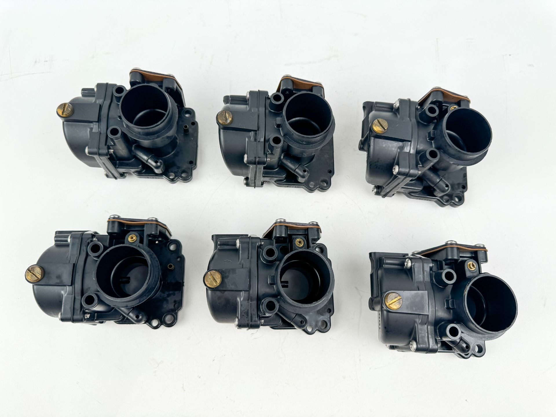 1996 Johnson 150 HP 2 Stroke Outboard Carburetor Set 0436849 OEM