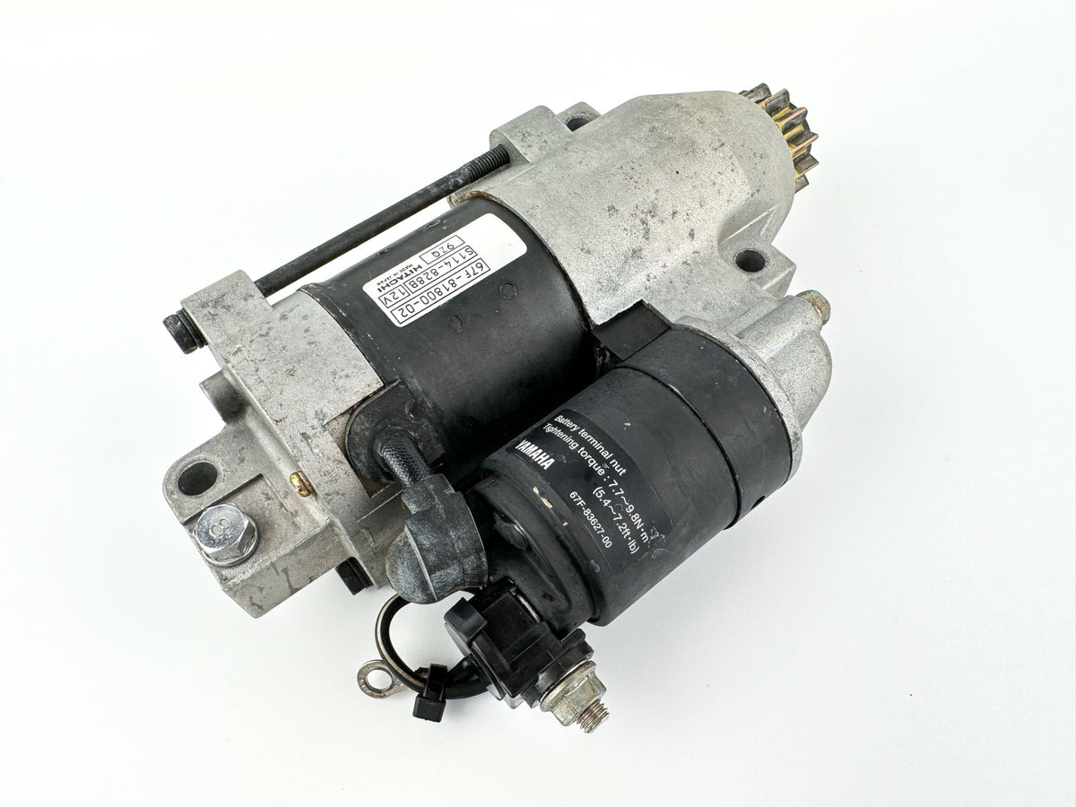 2000 Yamaha 100 HP 4 Stroke Outboard Starter Motor 67F-81800-01-00 Used