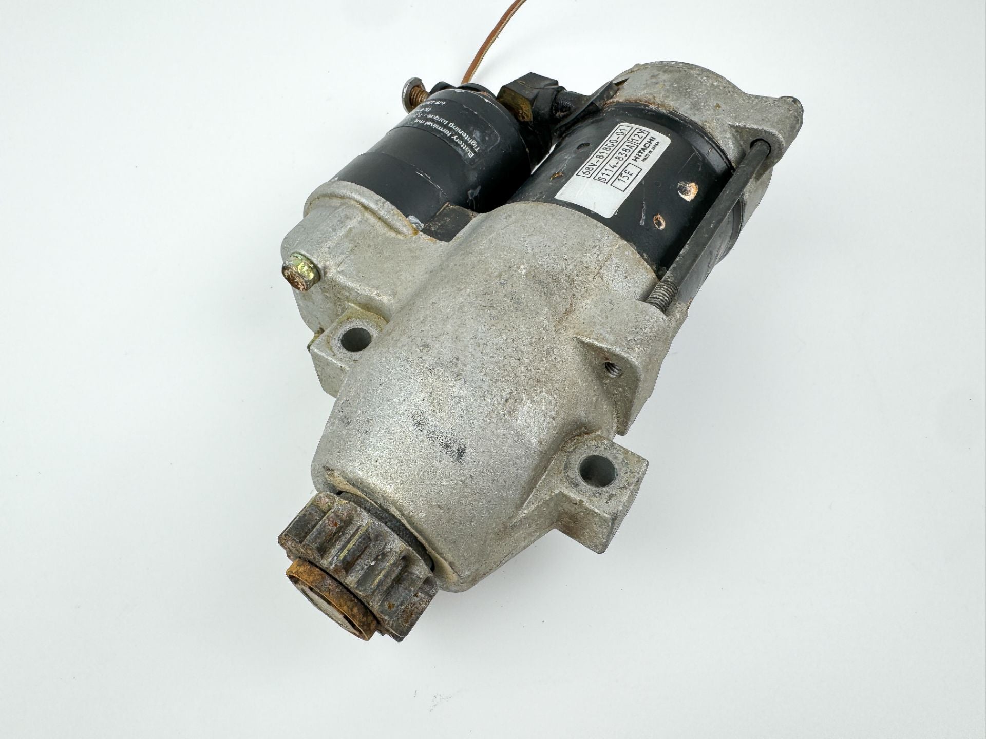 2008 Yamaha 115 HP 4 Stroke Outboard Starter Motor OEM