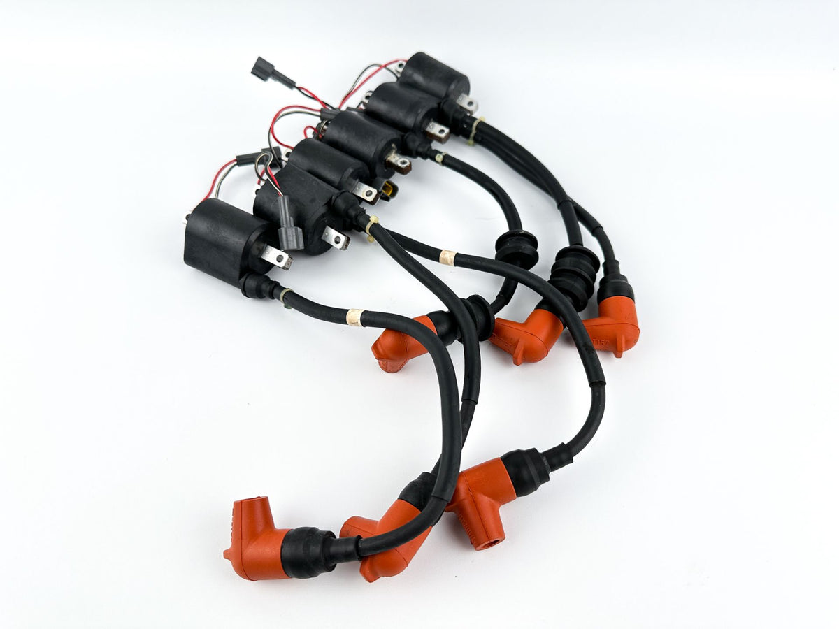 2002 Yamaha 200 HP 2 Stroke Outboard Ignition Coil Set 68F-82310-01-00 OEM