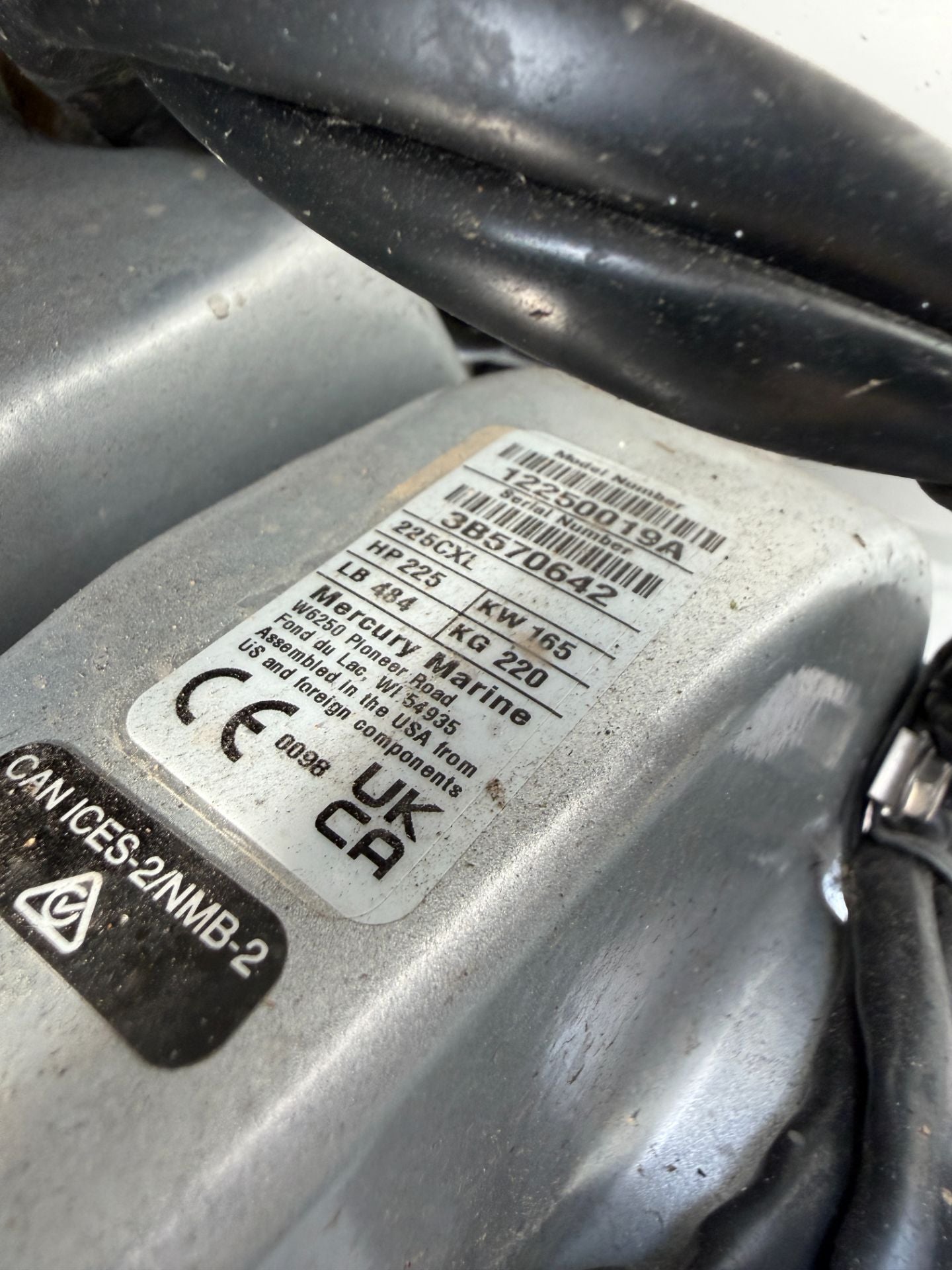 New - Mercury 225HP 4 Stroke Outboard Engines W/ 25" Shafts