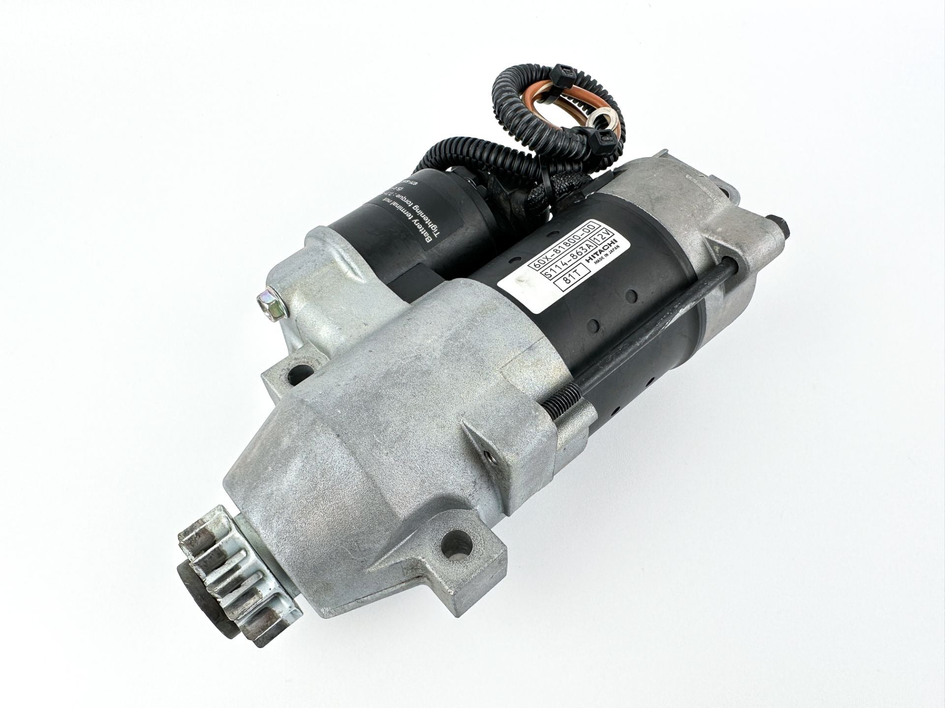 2007 Yamaha 250 HP 2 Stroke Outboard Starter Motor 60X-81800-00-00 OEM