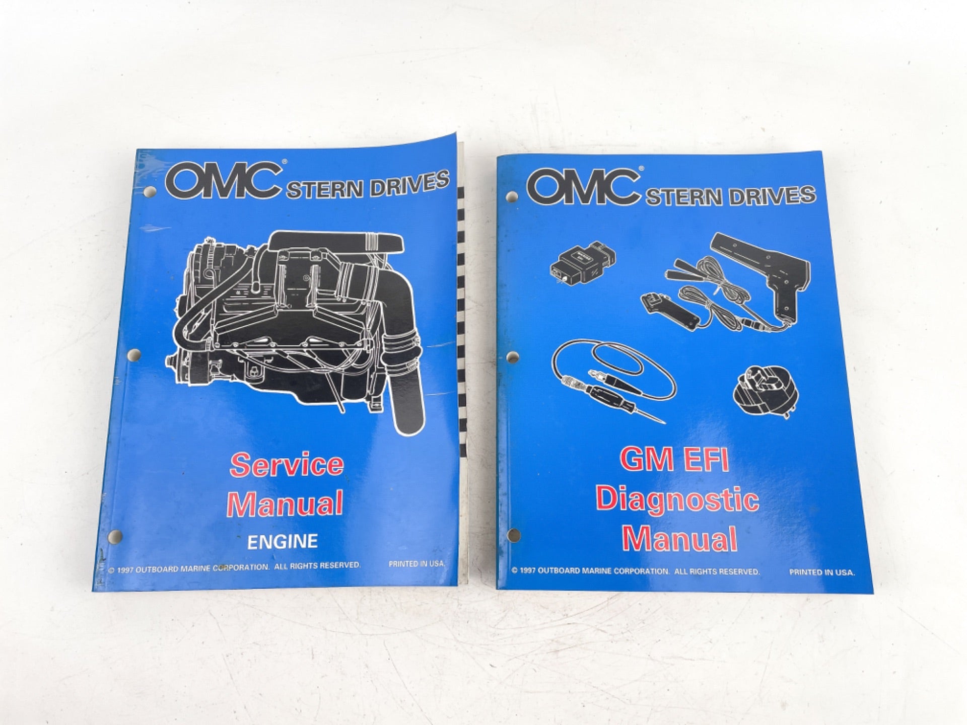 1998 OMC Stern Drive "BY" 5 Book Service Manual Set 501197