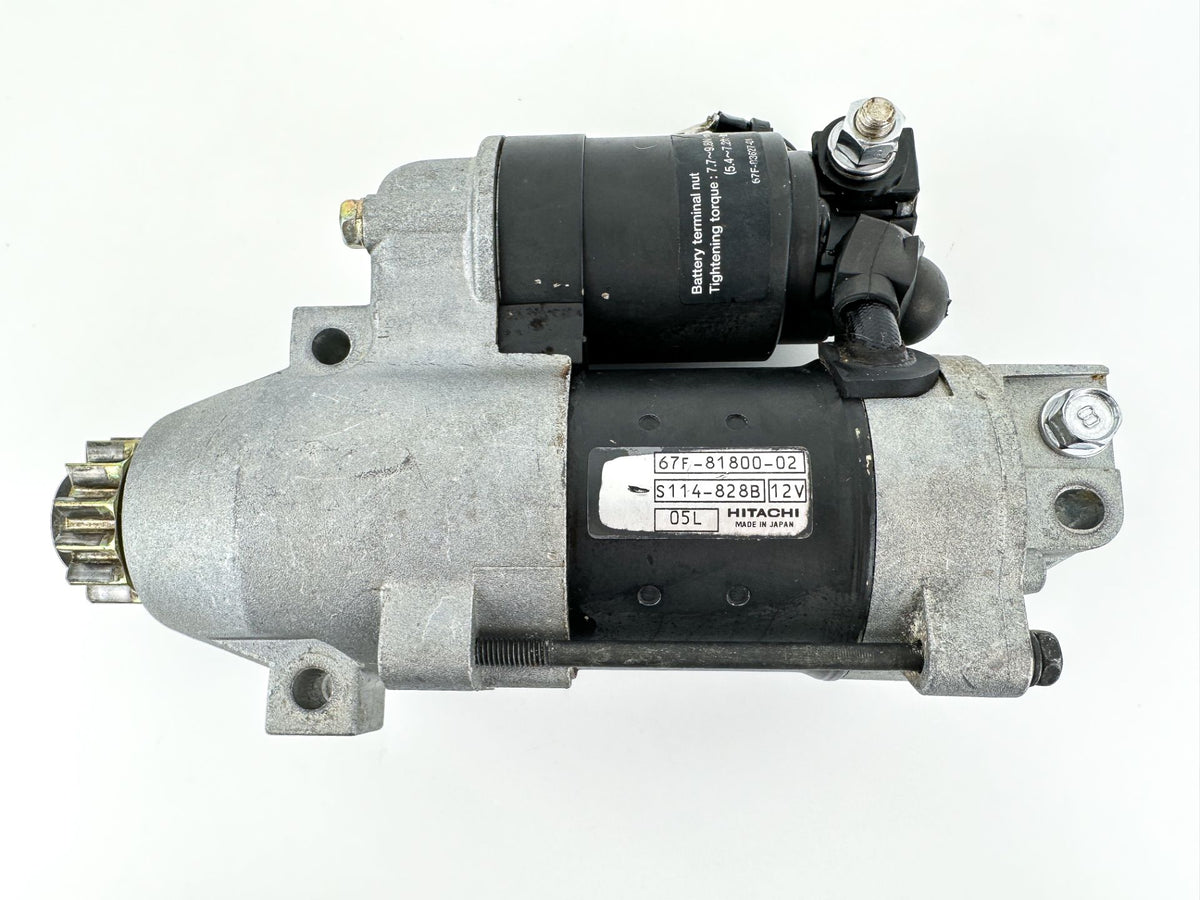 2001 Yamaha 80 HP 4 Stroke Outboard Starter Motor 67F-81800-02-00 OEM