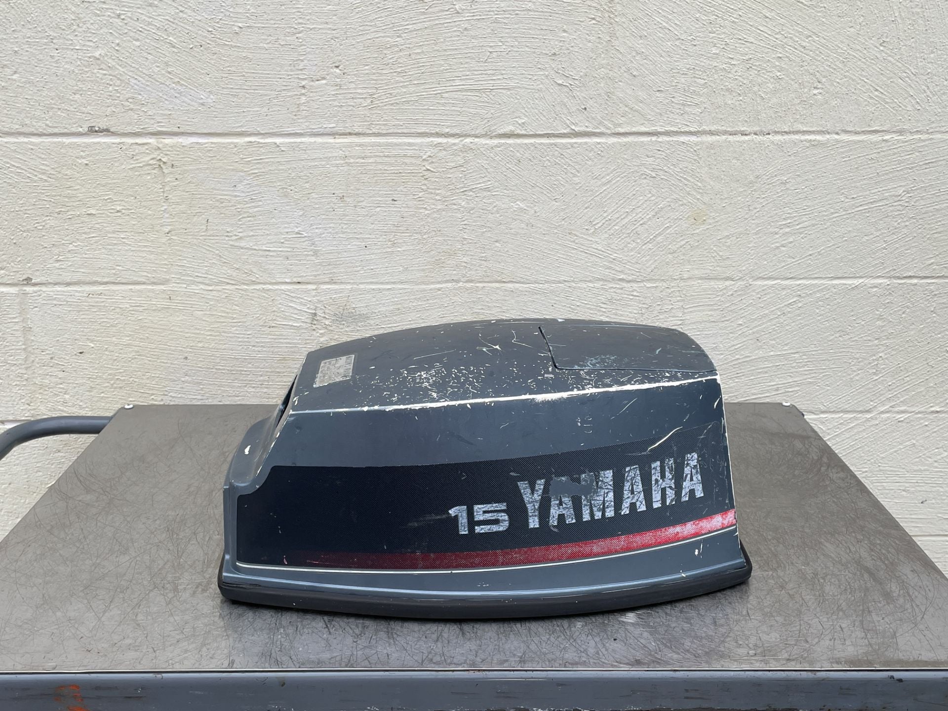 1986-1995 Yamaha 15HP Outboard 2 Stroke Top Cover Cowling Hood 6E7-42610-13-EK