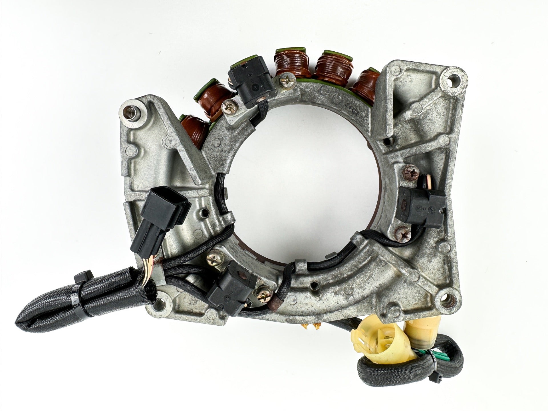 2003 Yamaha 225 HP 4 Stroke Outboard Coil Pulser Base Stator Assembly 69J-81460-01-00 OEM