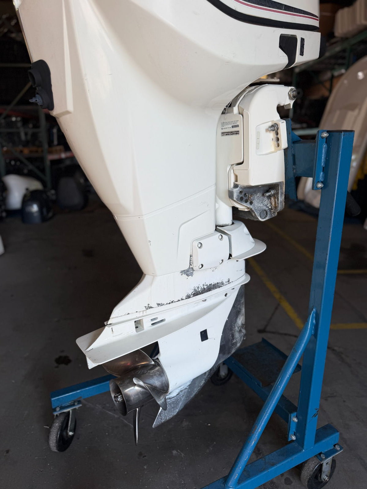 2012 Evinrude Etec 225HP 2 Stroke Outboard Engine 25" Shaft 438 Hours