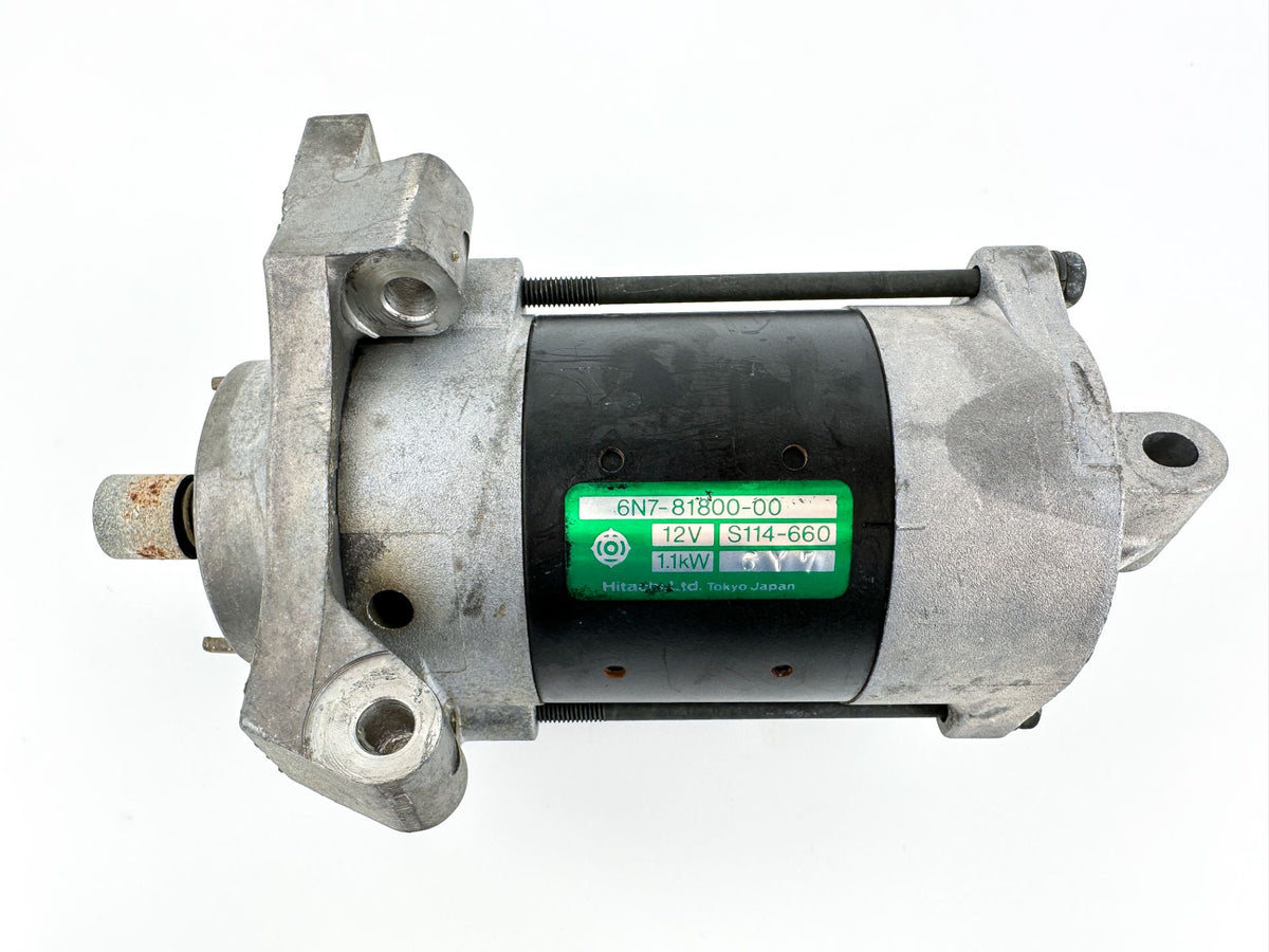 1997 Yamaha 130 HP 2 Stroke Outboard Starter Motor 6N7-81800-00-00 OEM