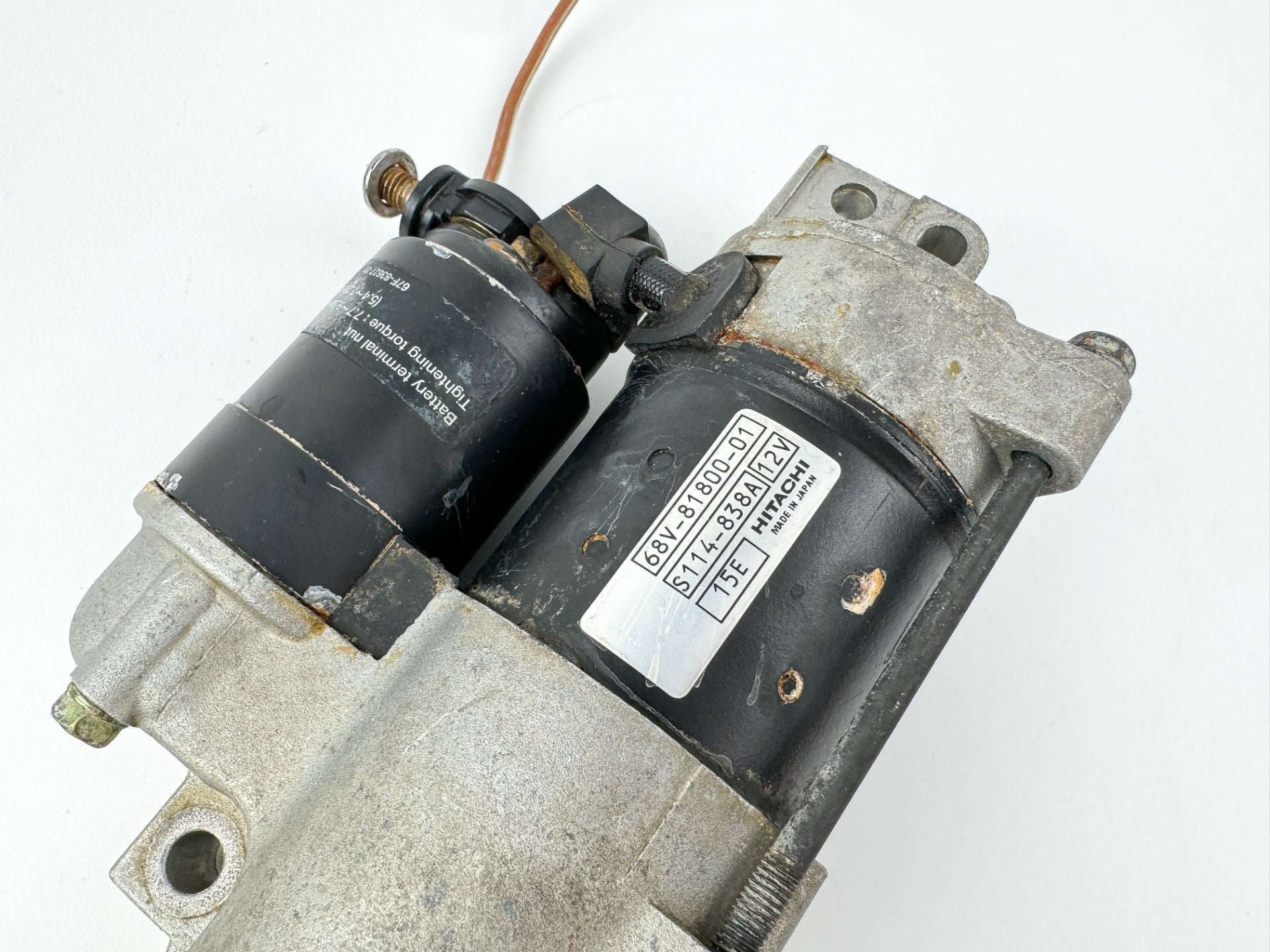 2008 Yamaha 115 HP 4 Stroke Outboard Starter Motor OEM