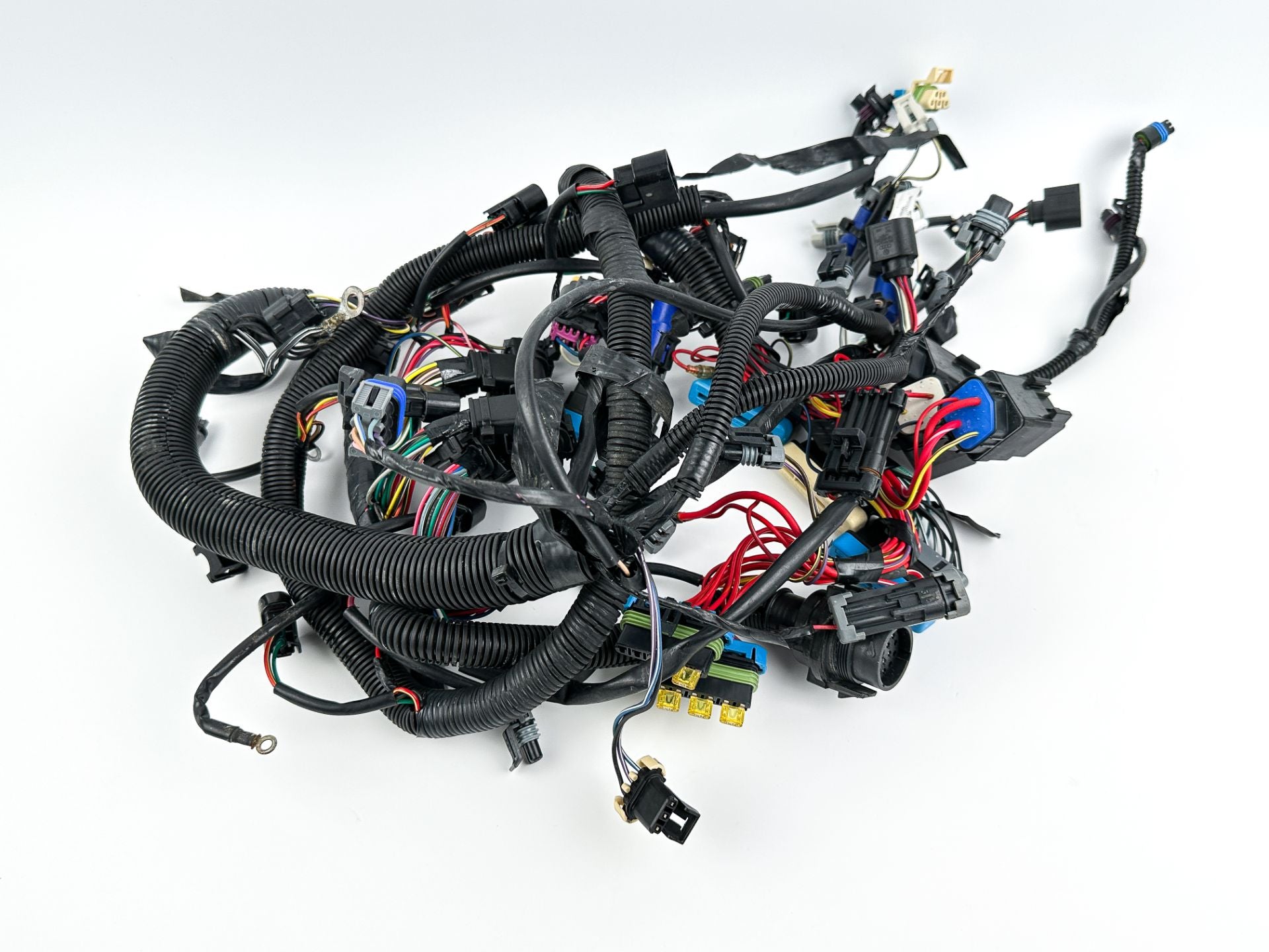 2008 Mercury 300 HP 4 Stroke Outboard Engine Wire Harness 8M0082643 Damaged