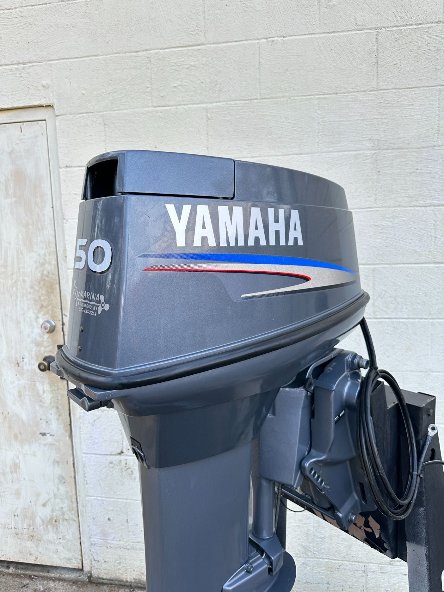 2007 Yamaha 50 HP 2 Stroke Outboard Engine Complete OEM