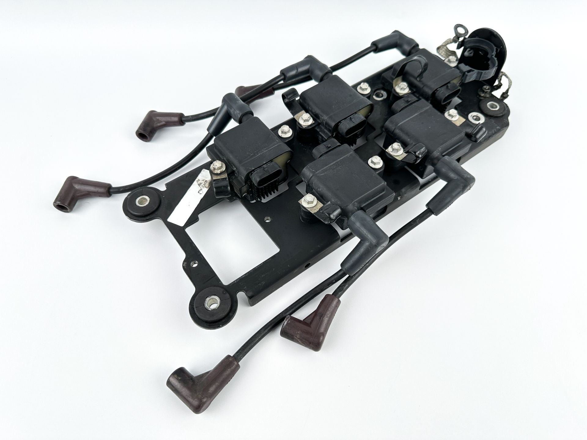 2014 Mercury 250 HP 2 Stroke Outboard Ignition Coil Set W/ Plate 879984A1 OEM