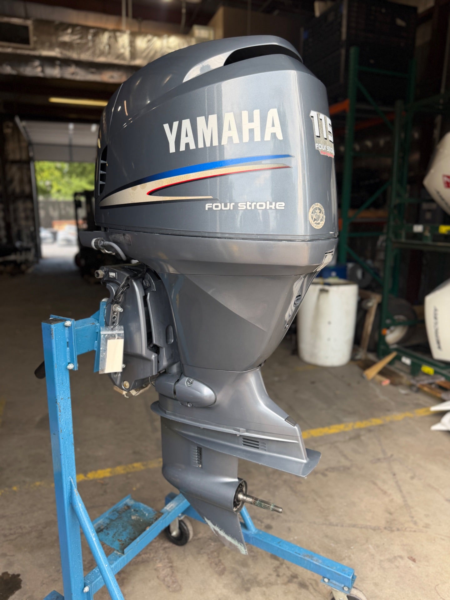 Yamaha 115HP 4 Stroke Outboard W/ 20" Shaft W/ 153 Hours - Fresh Water