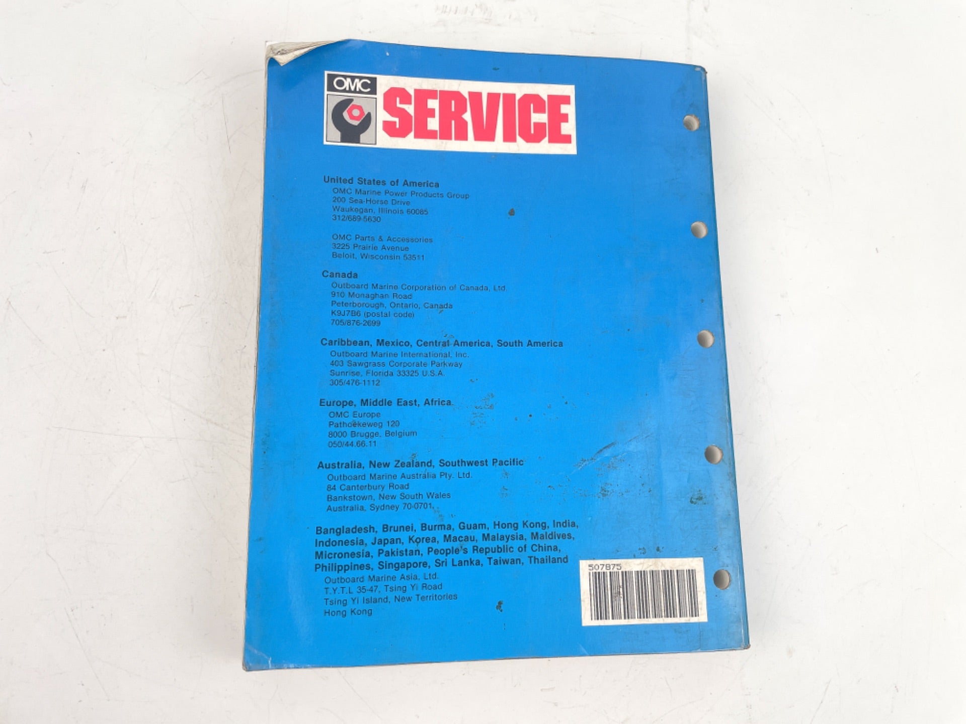 1989 Used OEM Johnson Evinrude Outboard Manual 100-140, 185-225, 300 507875