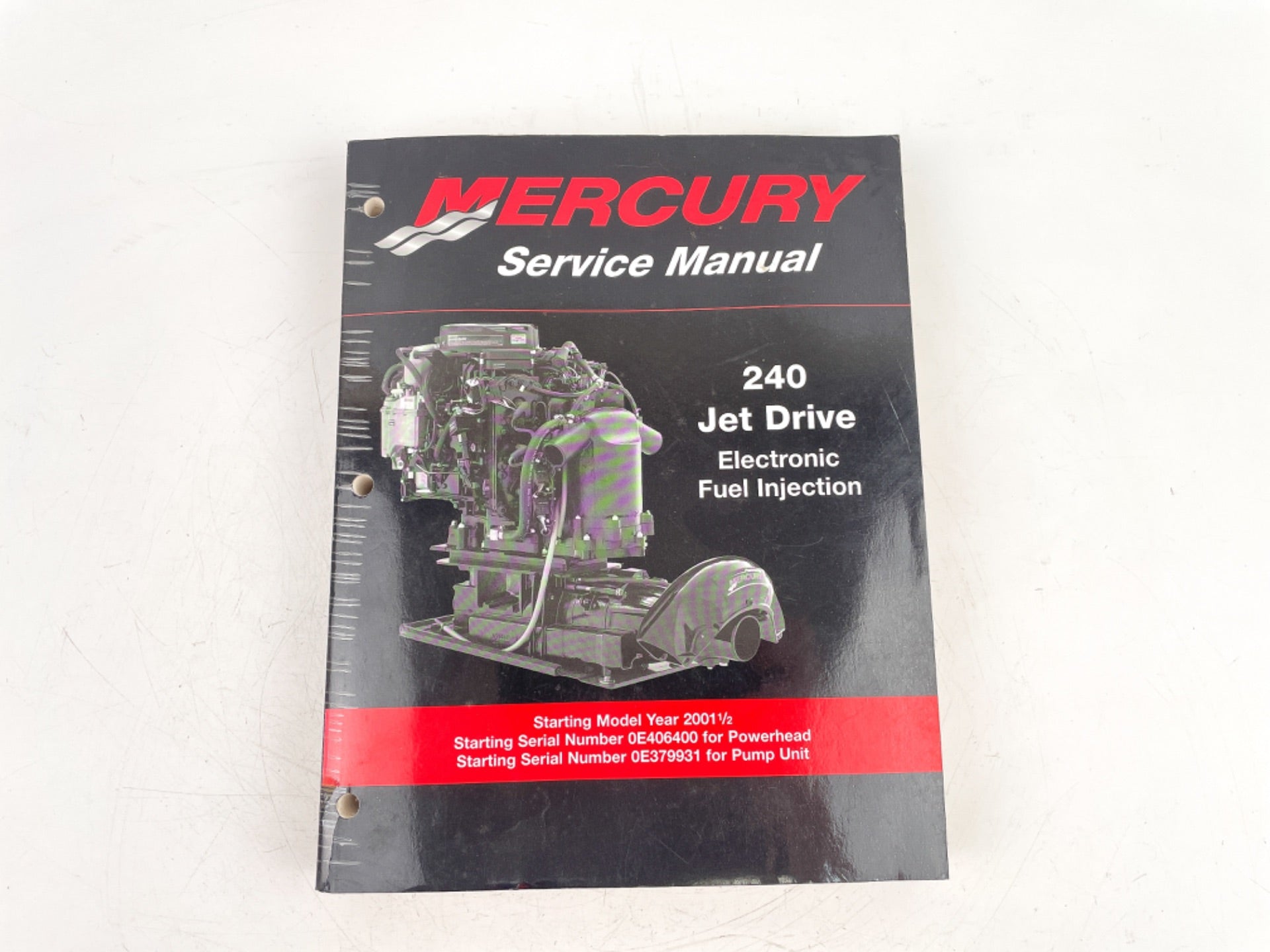 Mercury Service Manual 240 Jet Drive Electronic Fuel Injection 90-884822