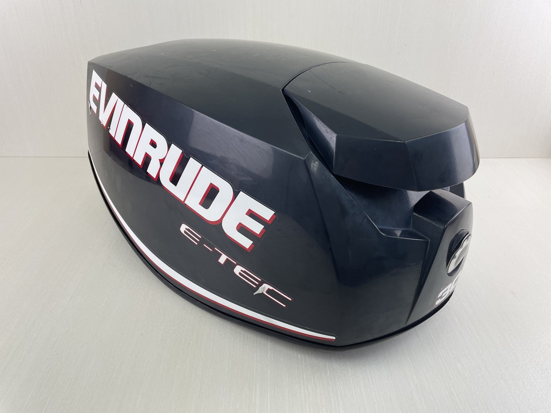 2012 Evinrude Etec 30HP Top Cowling Cover Hood Blue 0285823