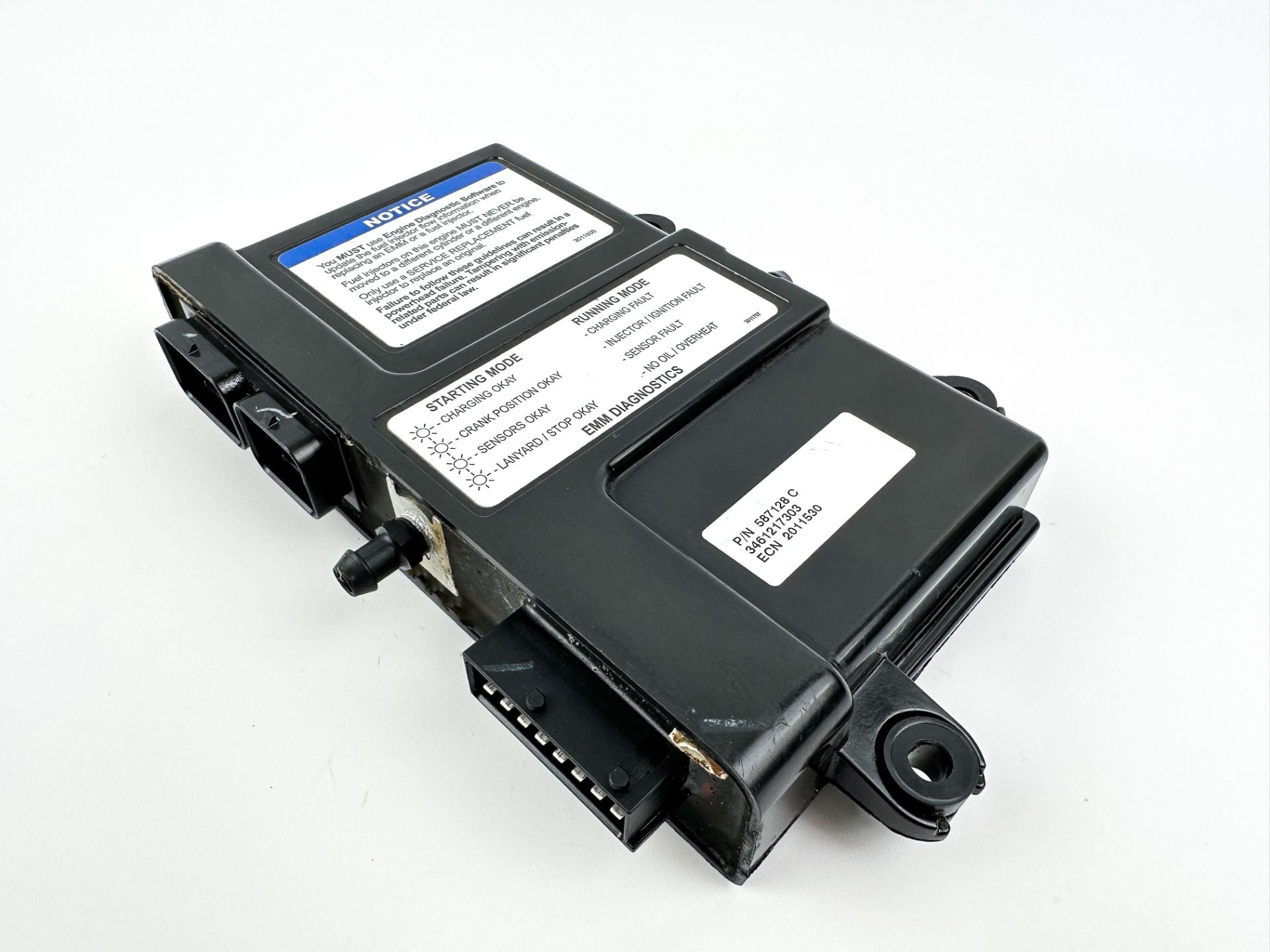 2013 Evinrude 75HP Etec 2 Stroke Outboard Engine Control Unit ECU EMM 0587128