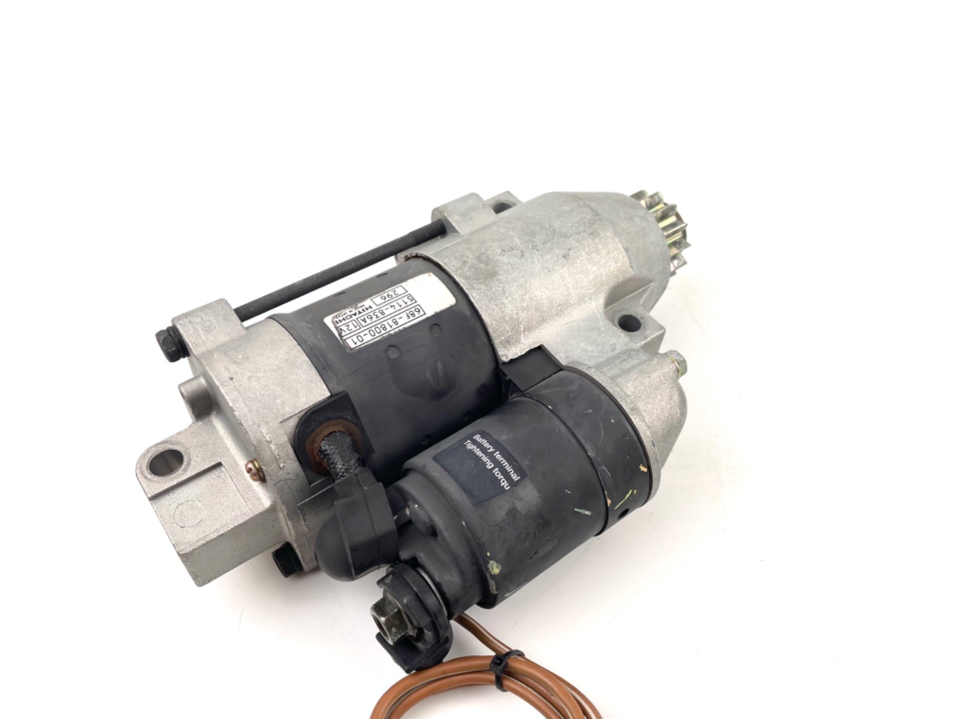 2003 Yamaha 150 HP 2 Stroke Outboard Starter Motor 68F-81800-01-00 OEM