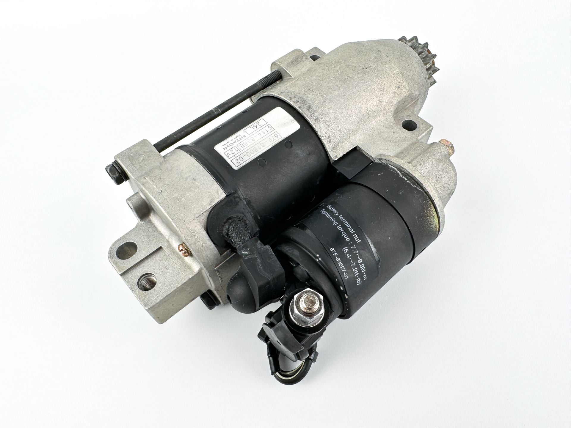 2003 Yamaha 80 HP 4 Stroke Outboard Starter Motor YAMAHA OEM