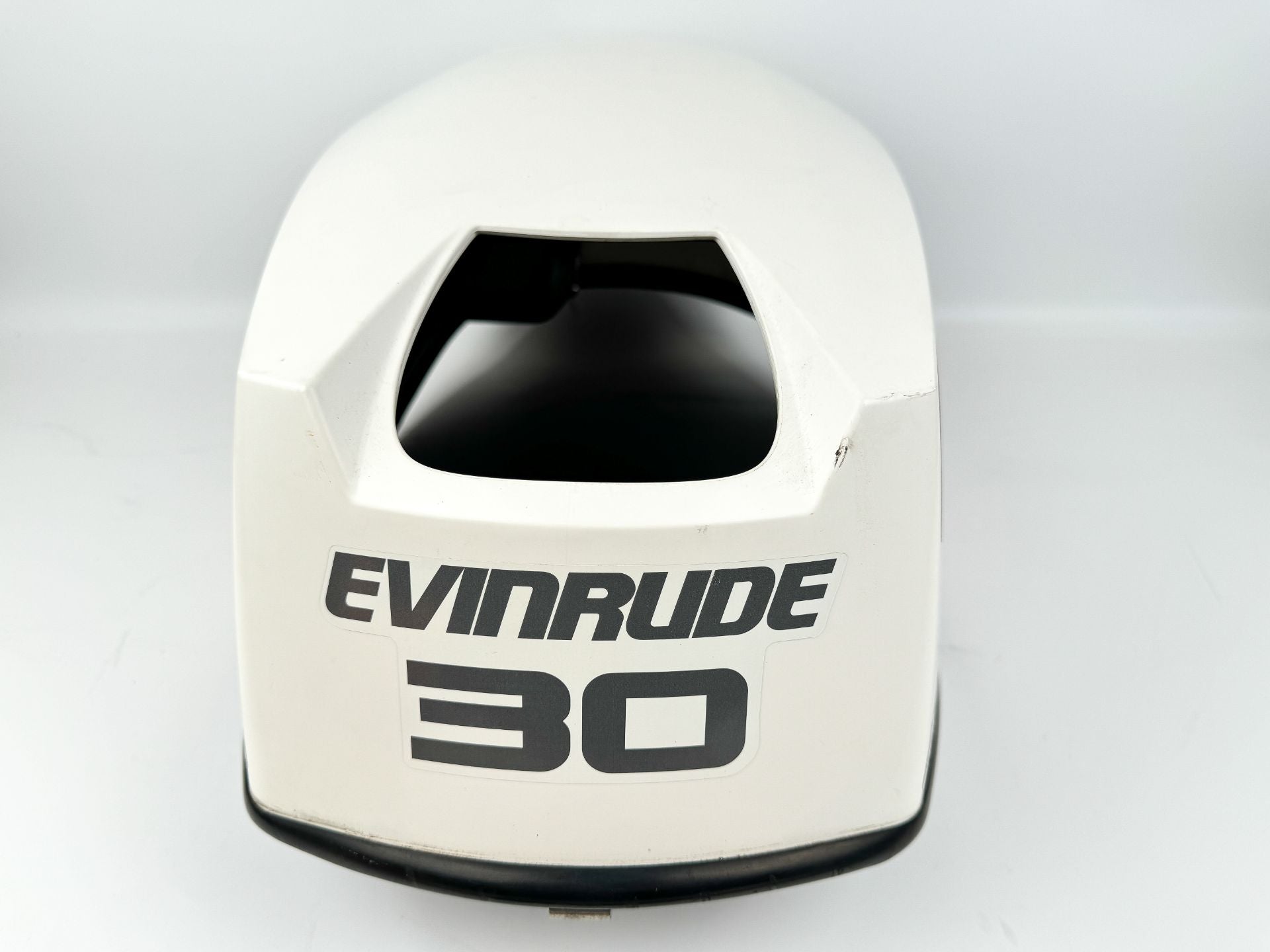 2015 Evinrude 30 HP 2 Stroke Outboard Top Cowling White 0285826 OEM