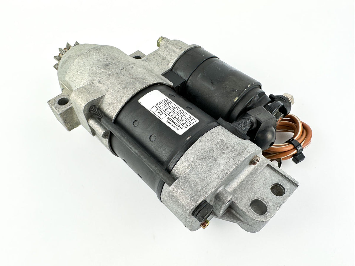 2002 Yamaha 200 HP 2 Stroke Outboard Starter Motor 68F-81800-01-00 OEM
