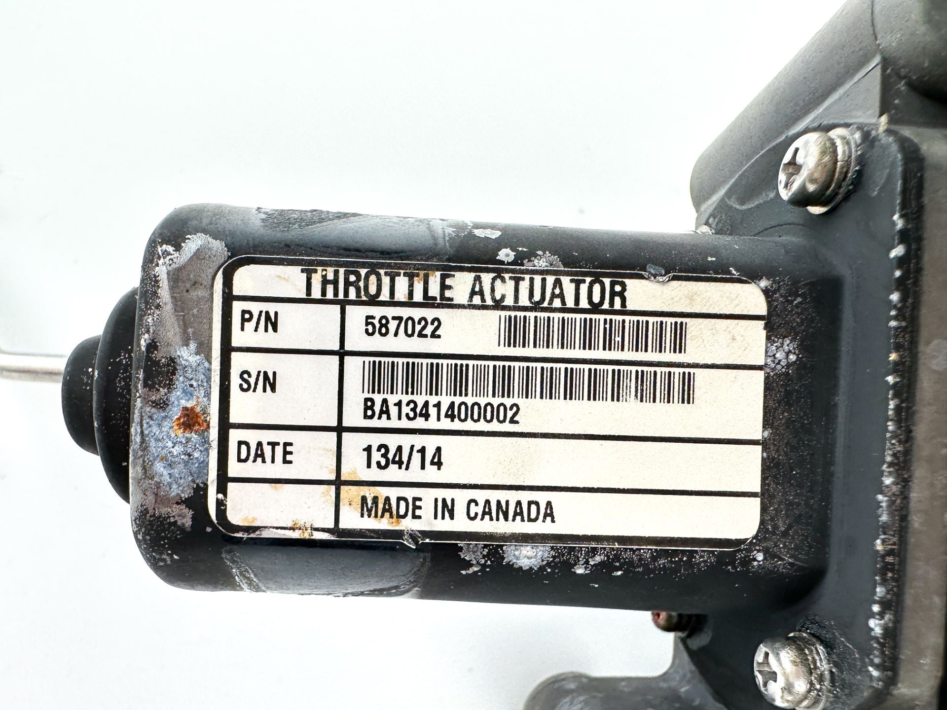 2014 Evinrude 300 HP 2 Stroke Outboard Throttle Actuator OEM