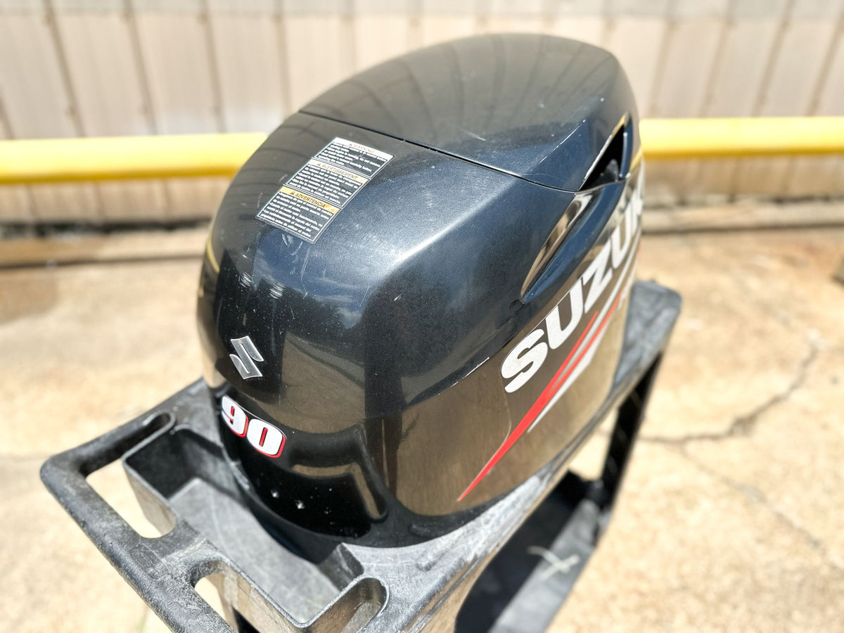 2009 Suzuki 90 HP 4 Stroke Outboard Top Cowling 61400-87Y80-0EP OEM