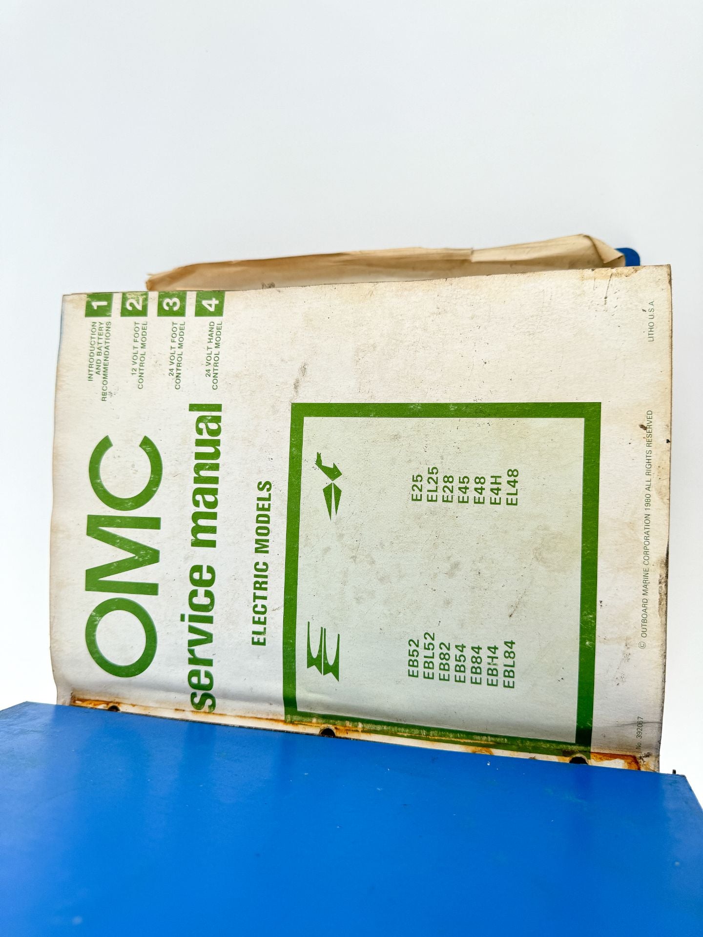 1980 OMC Service Manual Book Set