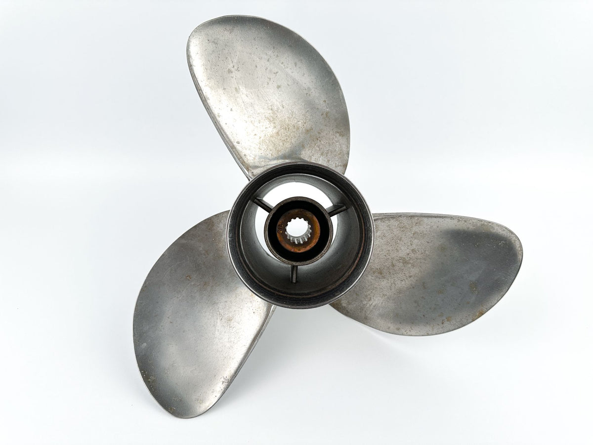 Yamaha 3 Blade Stainless Steel Propeller 13 1/4" X 15P RH Standard Rotation