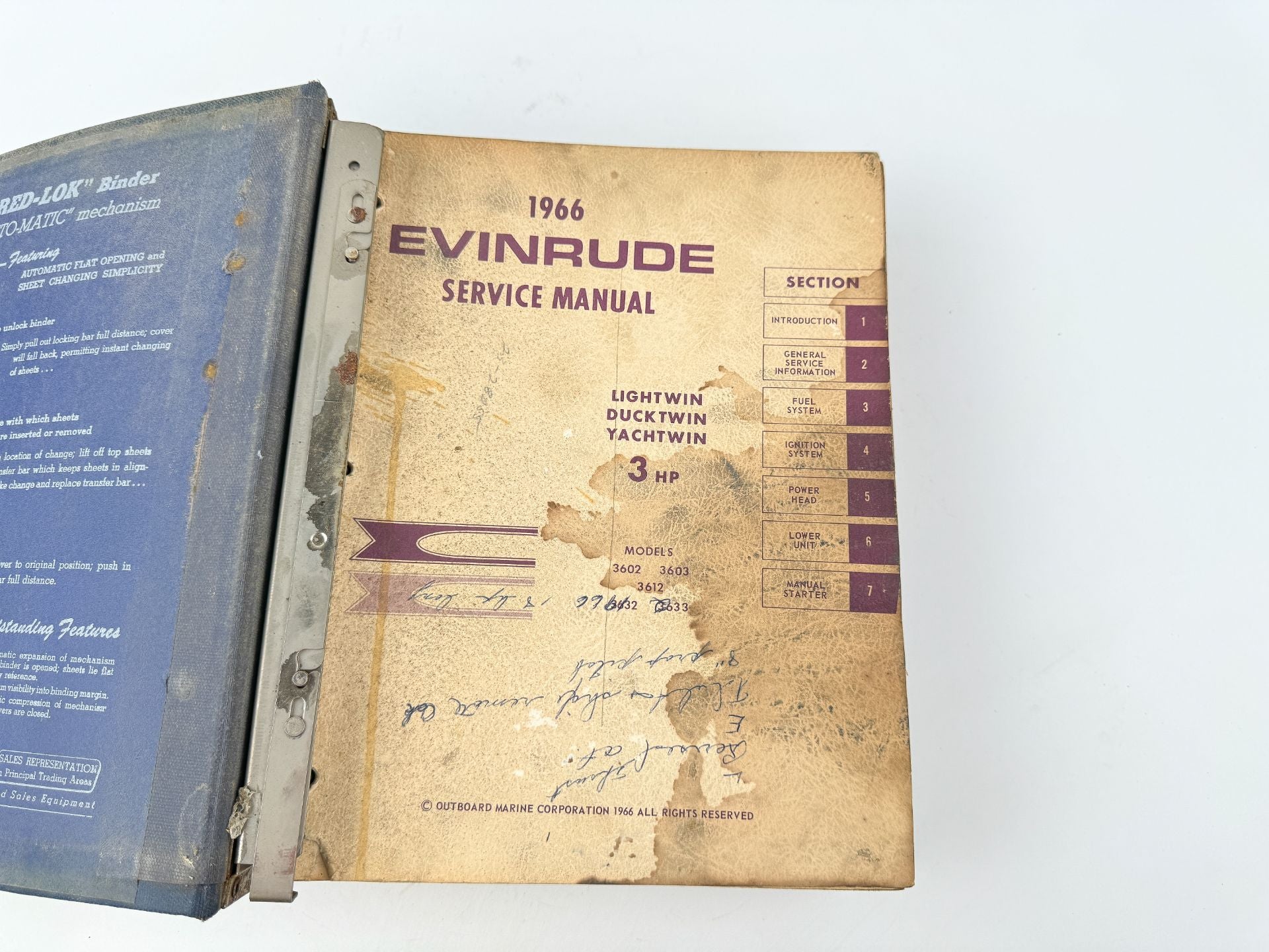 1966 Evinrude Service Manual Book Set