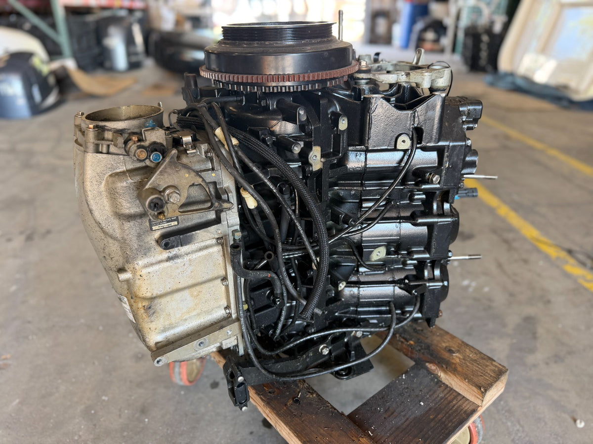 2007 Mercury 225HP DFI Optimax 2 Stroke Outboard Powerhead 877869A07 OEM