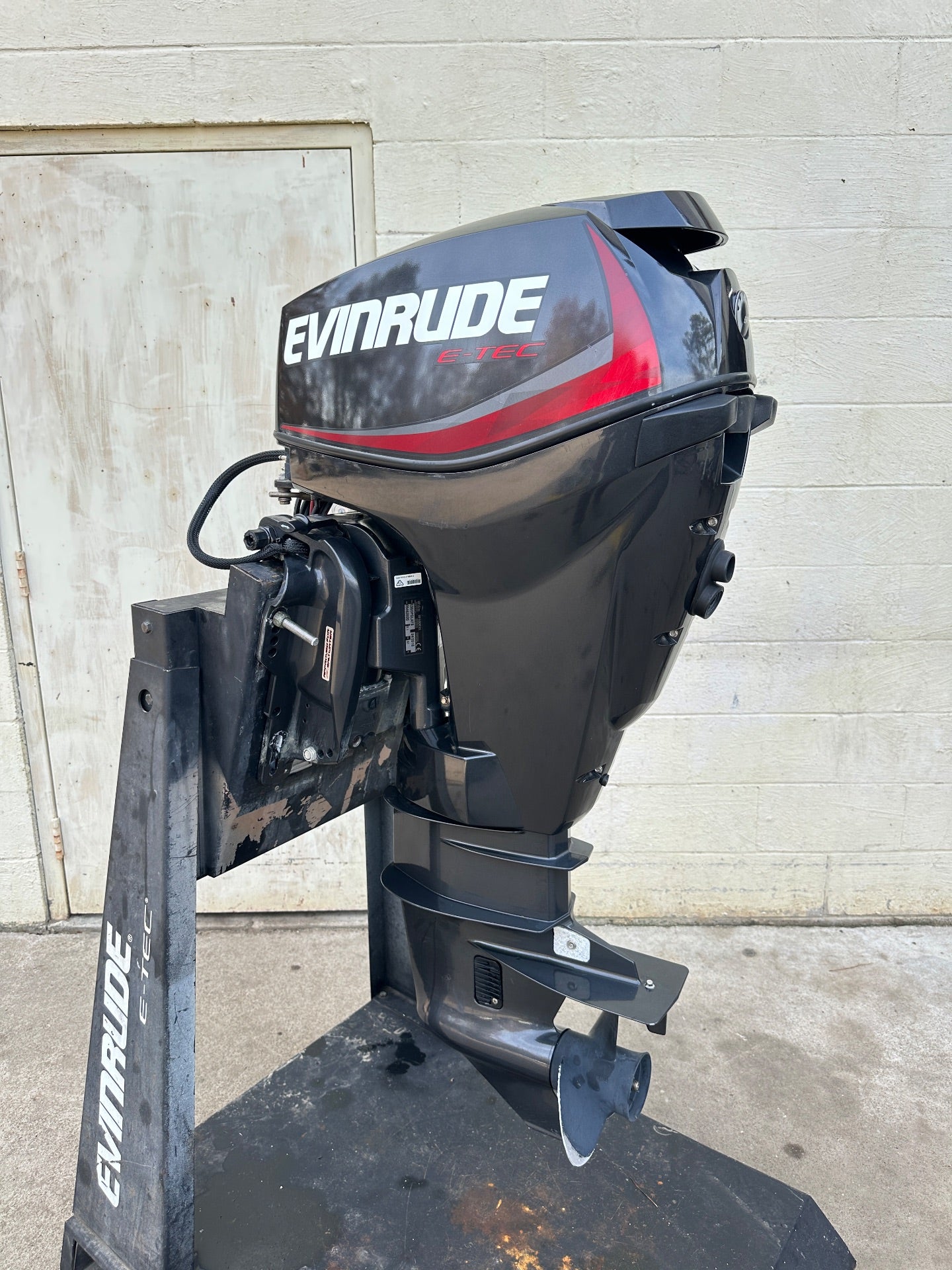 2016 Evinrude 30HP Etec 2 Stroke Outboard Engine W/ 20" Shaft - 78 Hours