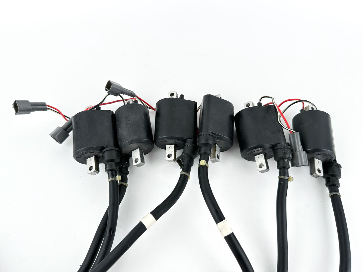 2002-2003 Yamaha 200 HP 2 Stroke Outboard Ignition Coil Set 68F-82310-11-00