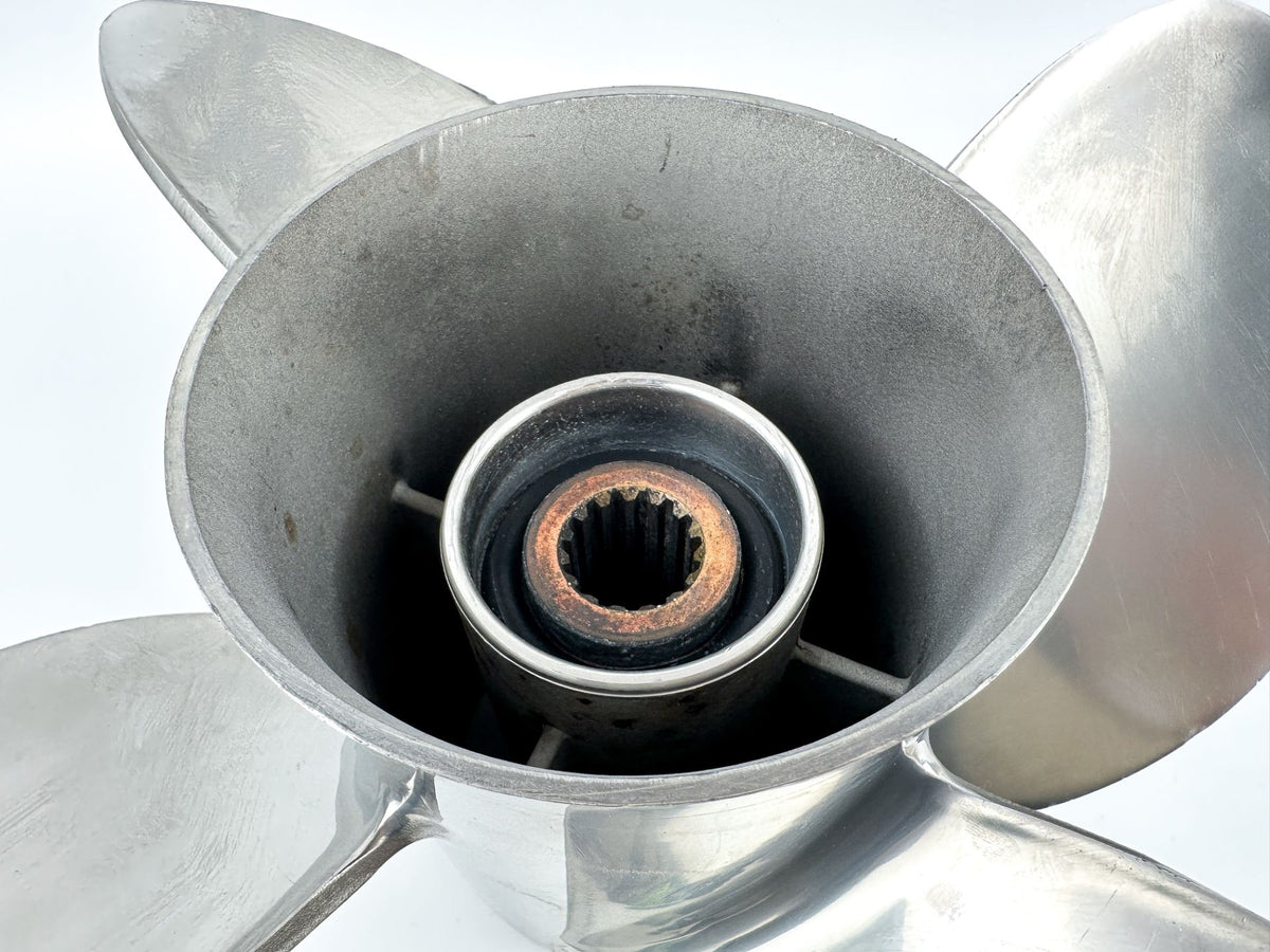 Solas Stainless Steel 4 Blade Propeller Prop 14 1/4" X 17P Right Hand