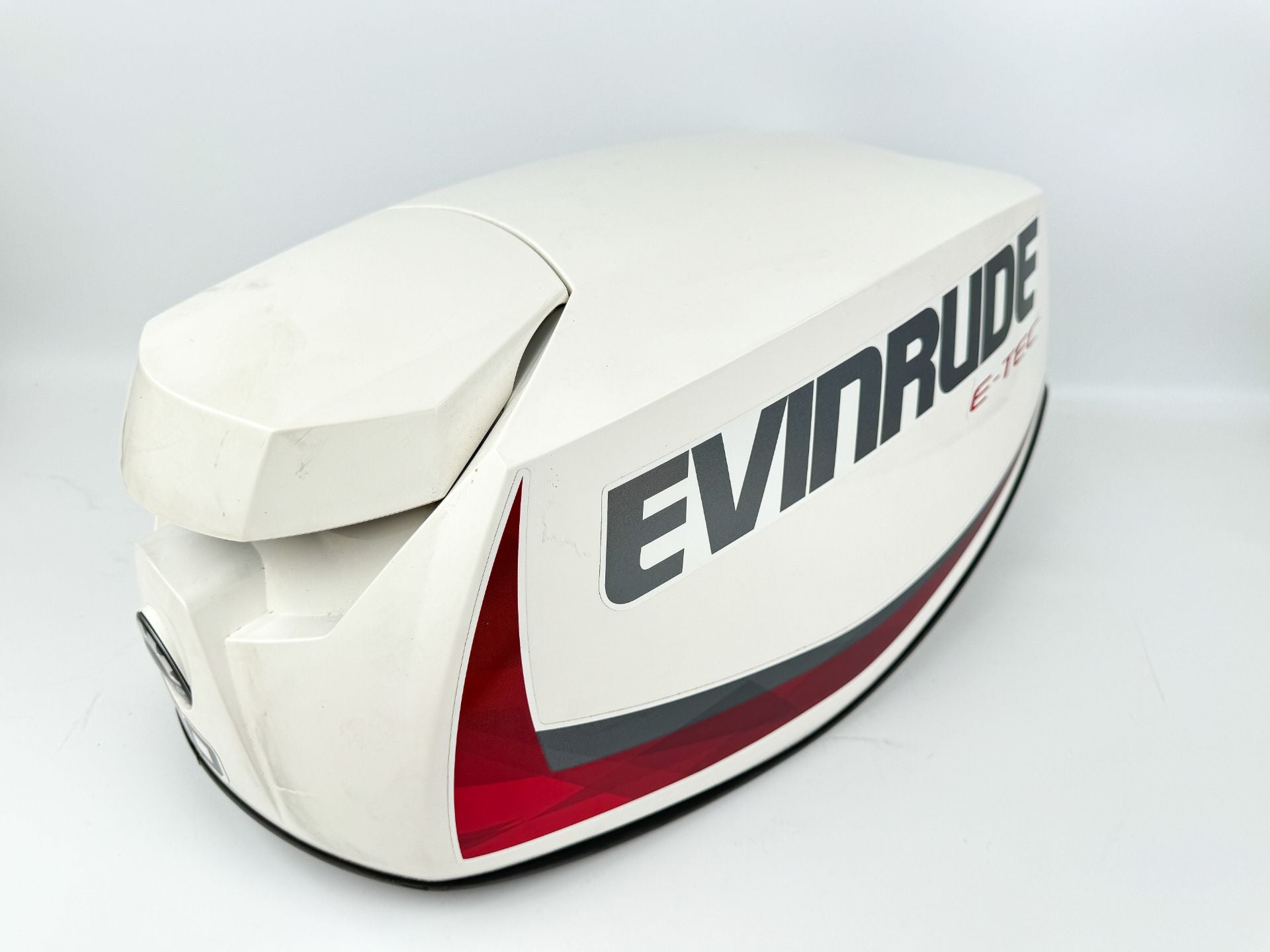 2015 Evinrude 30 HP 2 Stroke Outboard Top Cowling White 0285826 OEM