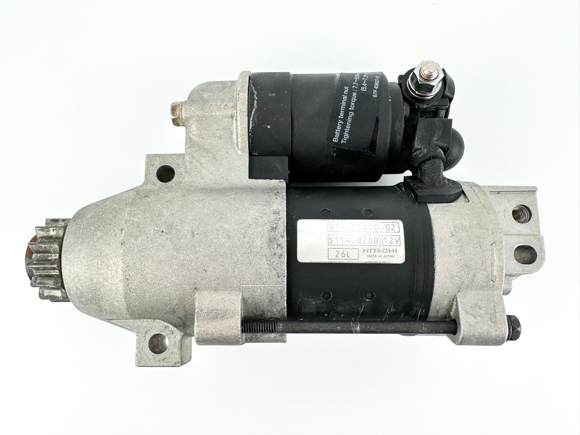 2003 Yamaha 80 HP 4 Stroke Outboard Starter Motor YAMAHA OEM