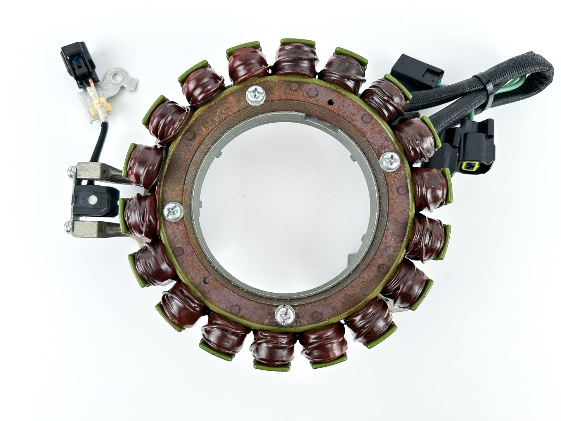 2007 Yamaha 250 HP 4 Stroke Outboard Coil Pulser Base Stator Assembly 6P2-81460-00-00 Tested