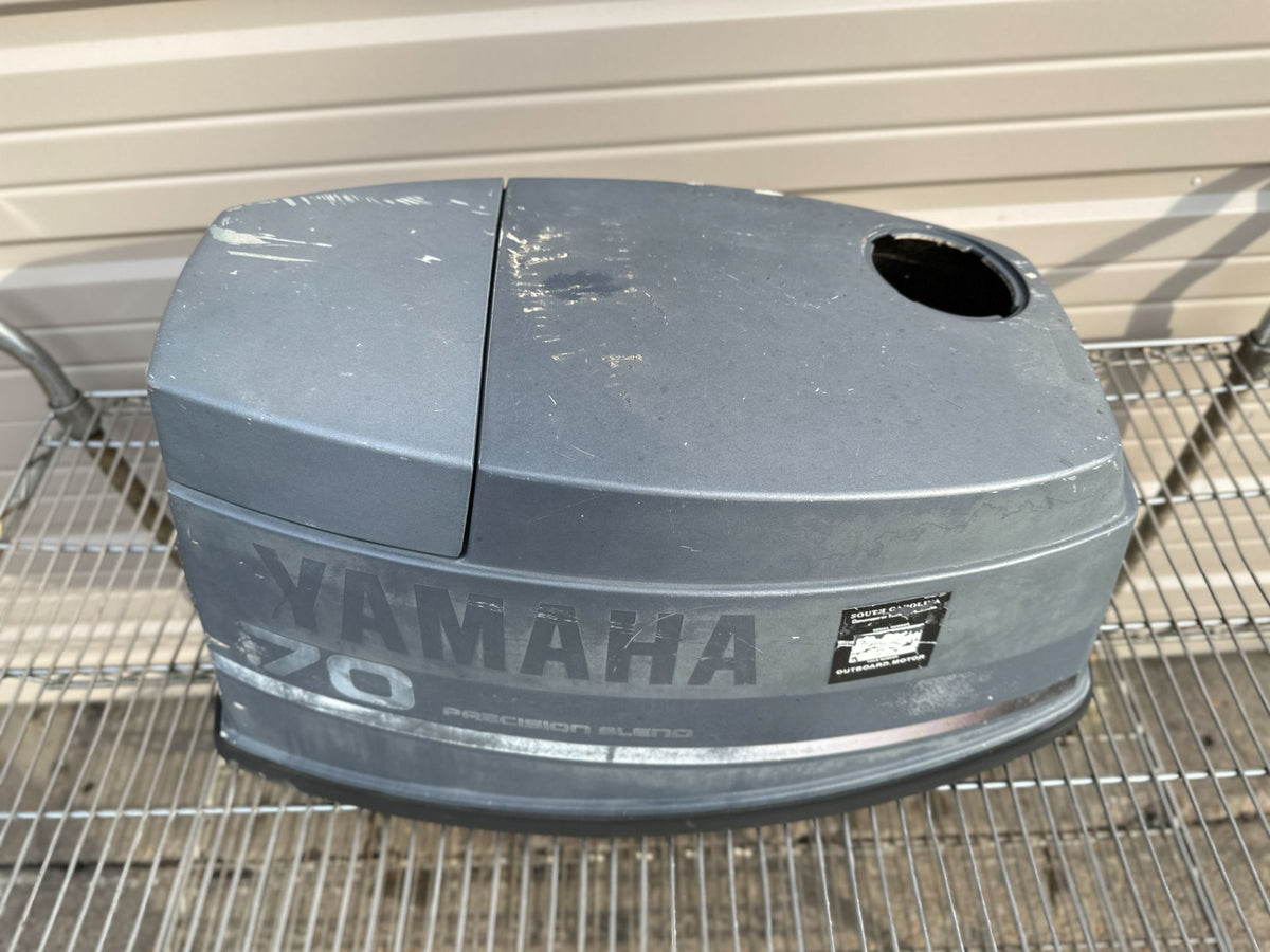 2000-2008 Yamaha 70HP 2 Stroke Outboard Top Cover Cowling Hood