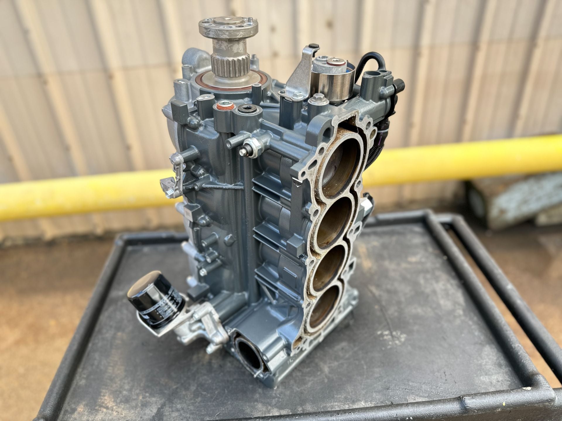 2016 Yamaha 115 HP 4 Stroke Outboard Crankcase Short Block Assembly 6EK-W009B-02-9S OEM