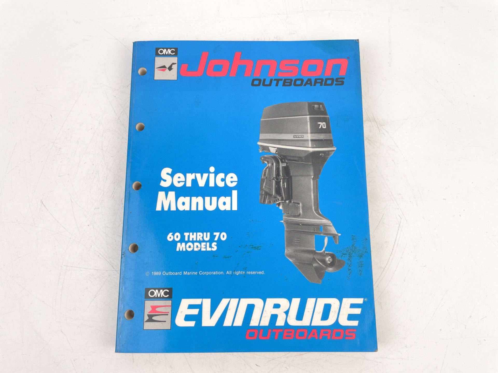 1990 OMC Johnson Evinrude Outboards Marine 60 Thru 70 Service Manual 507873