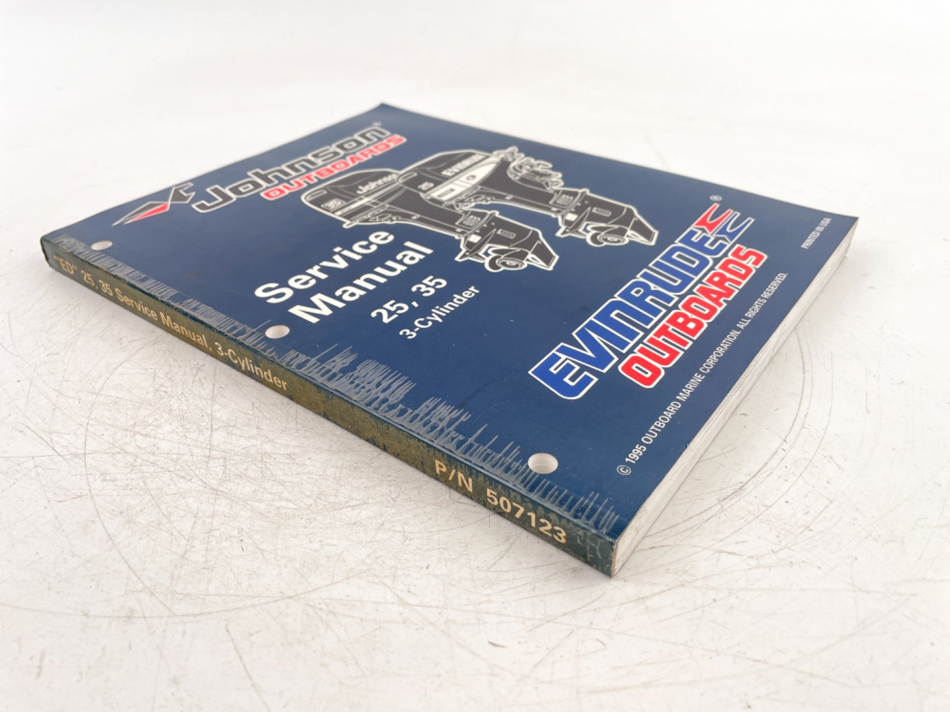 1995 Evinrude Johnson Outboard 25, 35 HP 3-Cylinder Service Shop Manual 507123