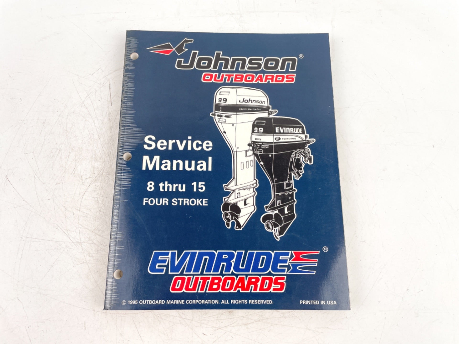 1995 Johnson Evinrude "ED" 8 thru 15 HP Four Stroke Service Manual 507121