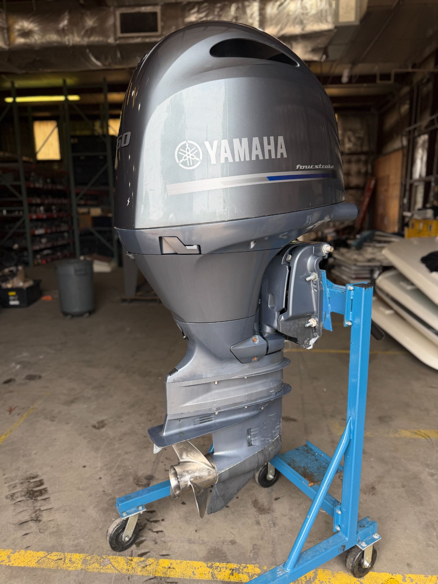 2015 Yamaha 150HP 4 Stroke Outboard Engine W/ 25” Shaft - Just Serviced