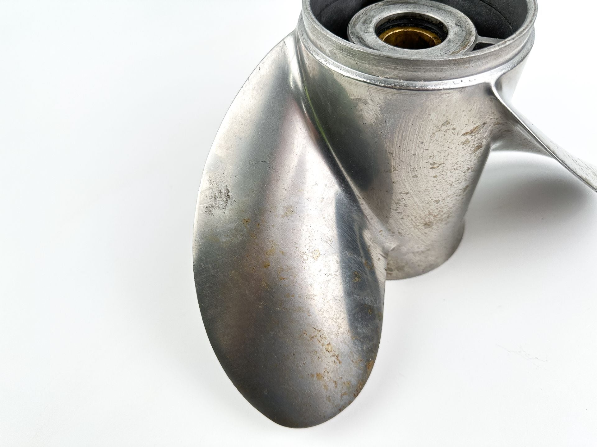 Yamaha Prop Propeller 3 Blade Stainless Steel 13 3/4" x 19P - Left Hand Counter