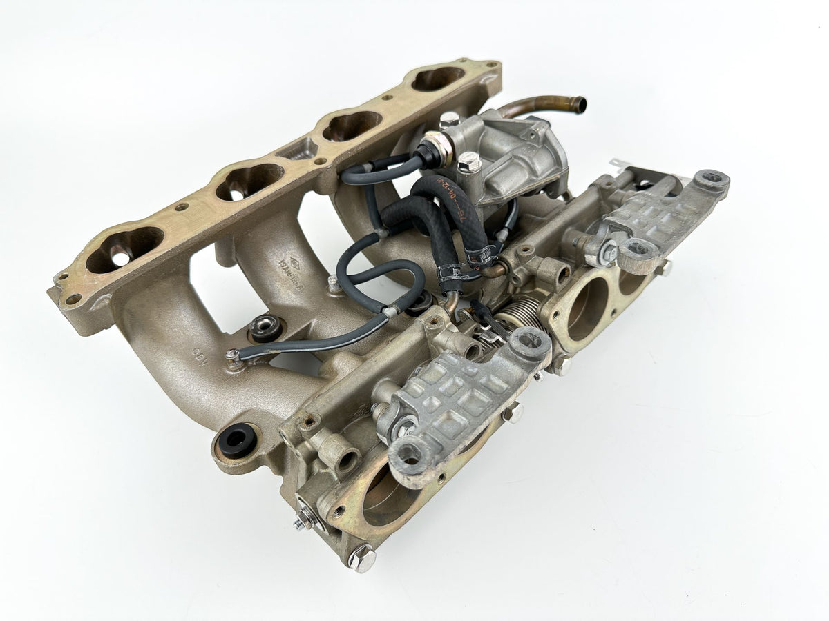 2007 Yamaha 115 HP 4 Stroke Outboard Intake Manifold & Throttle Body 68V-13751-01-00 OEM