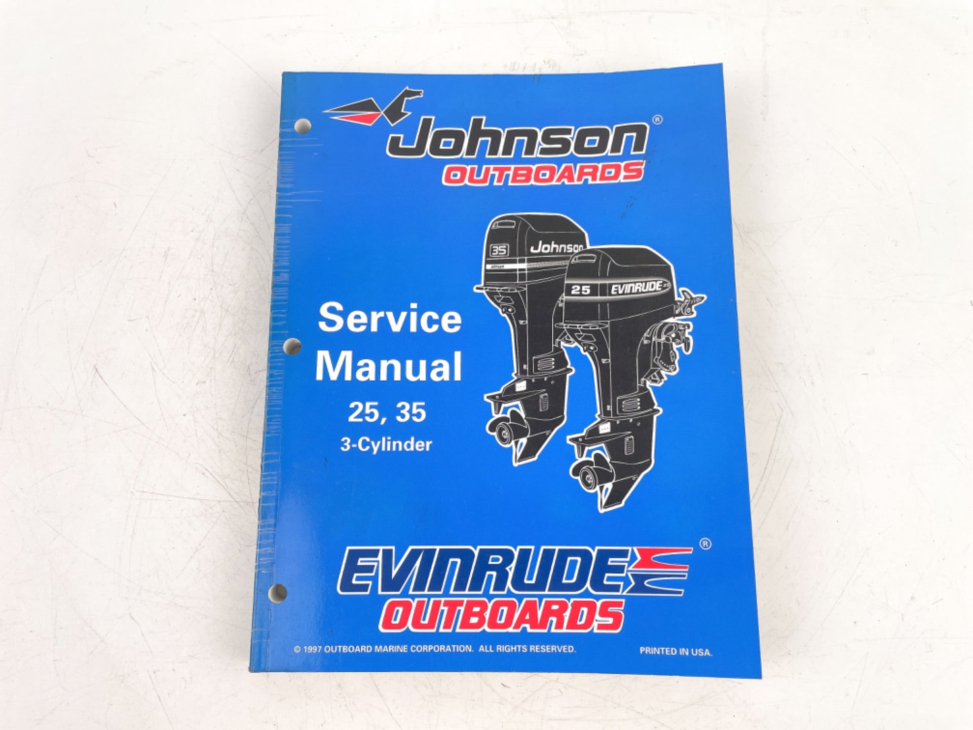 1998 EC OMC Johnson Evinrude outboard 25 35 hp 3 cylinder factory manual 520205