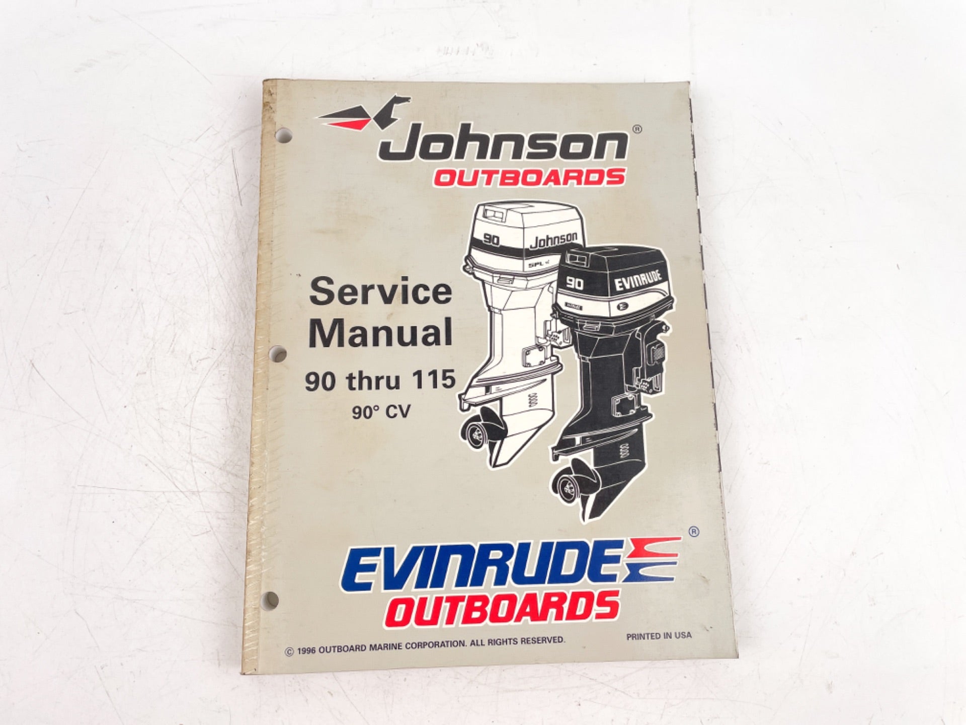 1996 Evinrude Johnson EU 90 100 115 HP Model Service Repair Manual 507267